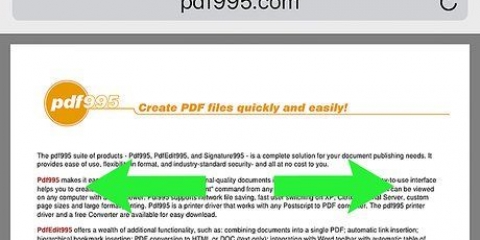 Lees pdf's op 'n iphone
