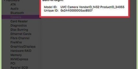 Gebruik photo booth op mac