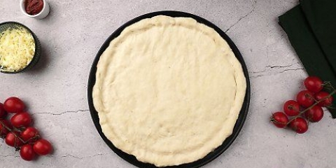 Pizzadeeg maak sonder kern