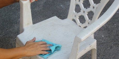Verf plastiek meubels