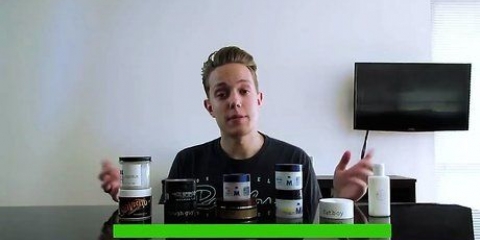 Gebruik pomade