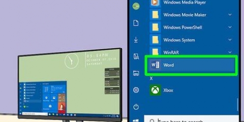Druk op 'n koevert met microsoft word
