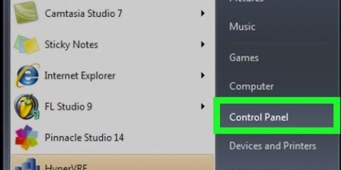 Verwyder programme in windows 7