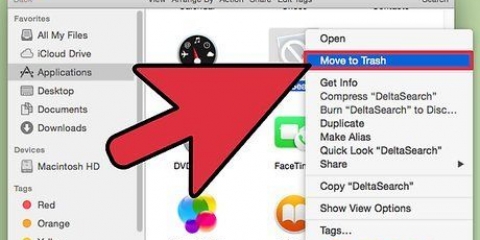 Verwyder programme op 'n mac