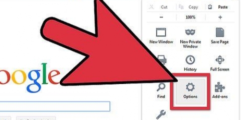 Voer instaanbedienerinstellings in firefox in