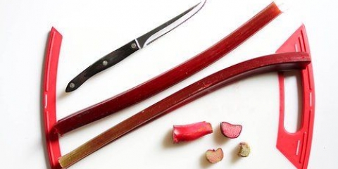 Rabarber koken