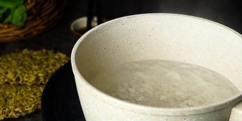 Ramen noedels koken