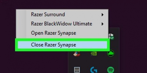 Verwyder razer synapse vanaf 'n rekenaar of mac