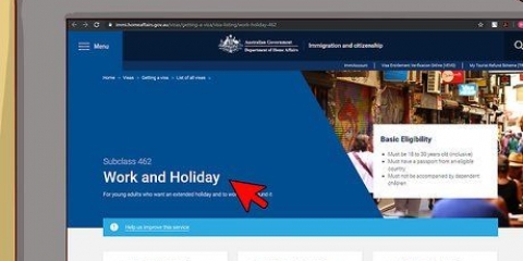 Reis en werk in australië