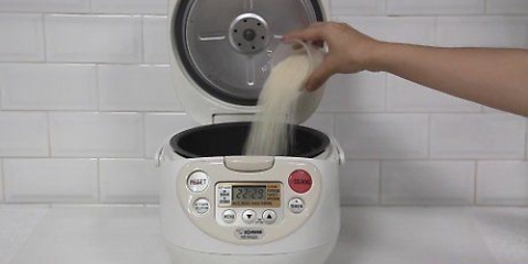 Ryst koken in 'n rystkoker