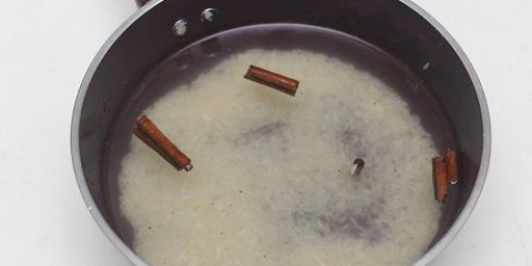 Rijstwater maak
