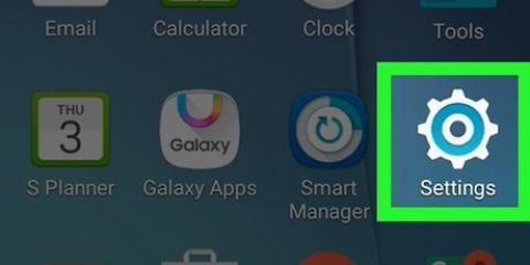 Maak spasie op die samsung galaxy vry
