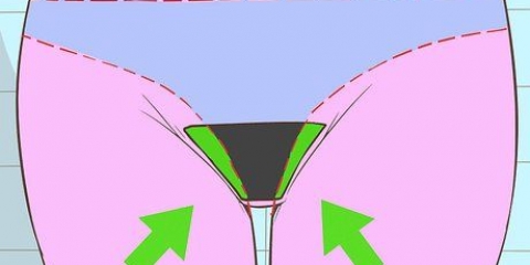 Verwyder skaamhare rondom die vagina