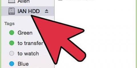 Skryf na 'n eksterne hardeskyf in max os x