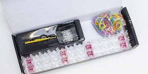 Maak juweliersware van loom bands