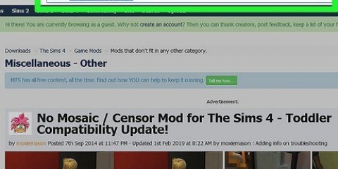 Maak sims ongesensor