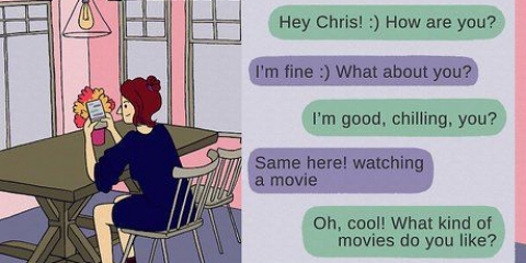 Sms'en met 'n jongen wat jy leuk vind