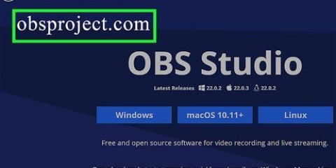 Stroom regstreeks op facebook met obs studio