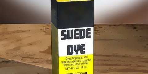 Kleur suede skoene