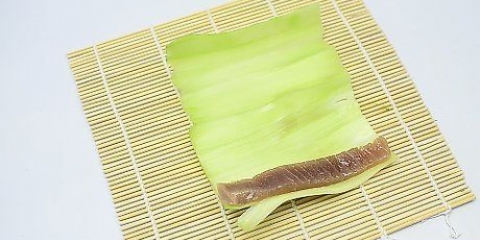 Sushi sonder zeewier maak