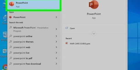 Teken in powerpoint