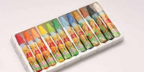 Teken met oliepastelle