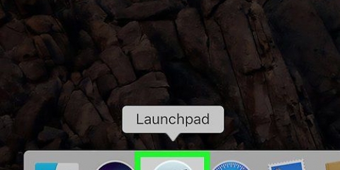 Maak terminal oop op 'n mac