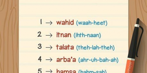 Tel tot 10 in arabies