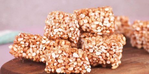 Traktaties van rice krispies maak
