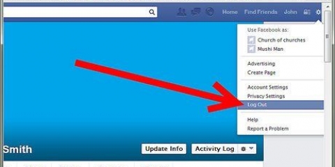 Teken uit van facebook af