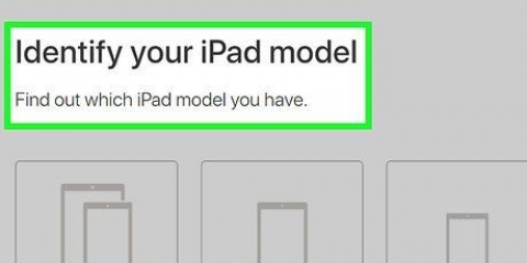Vind uit watter model en weergawe van ipad jy het