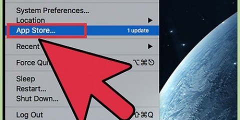 Soek en installeer opdaterings op 'n mac