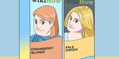 Gaan van blond na rooi hare