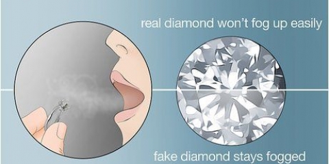Bepaal of 'n diamant eg is