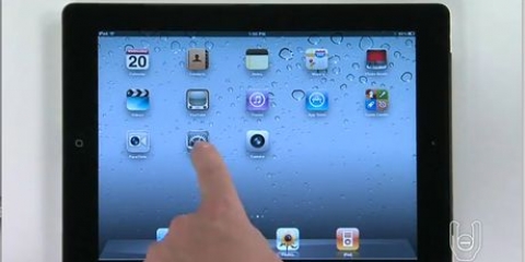Koppel aan die internet op 'n ipad