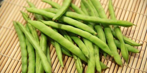 Vers boontjes blancheren