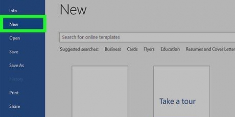 Skep besigheidskaartjies met microsoft word