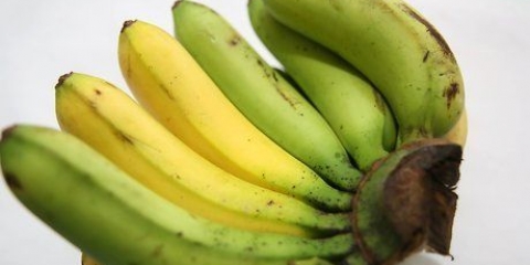 Voorkomen dat bananen te vinnig ryp word