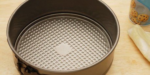 Voorkomen dat kaaskoek breek