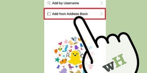 Voeg vriende by snapchat
