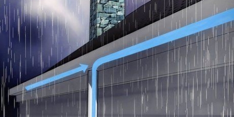 Water weg van jou huis af lei