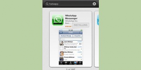 Met behulp van whatsapp