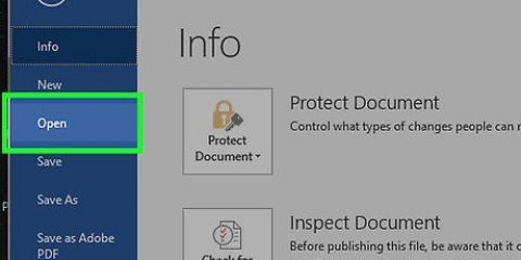Volg veranderinge aan 'n dokument in microsoft word