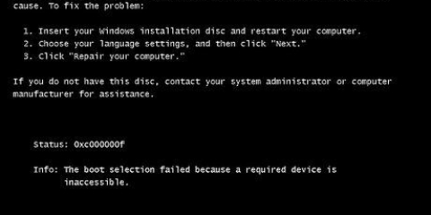 Herinstalleer windows 7
