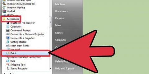 Gebruik windows paint