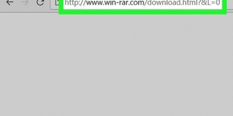 Gebruik winrar
