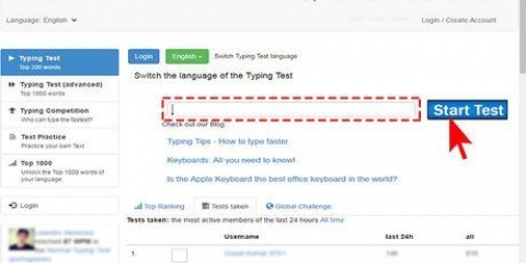 Bereken woorde per minuut