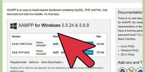 Installeer xampp op linux