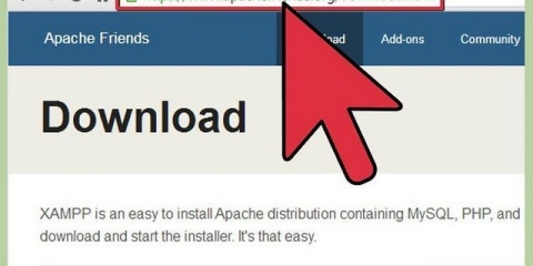 Installeer xampp vir windows
