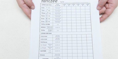Speel yahtzee